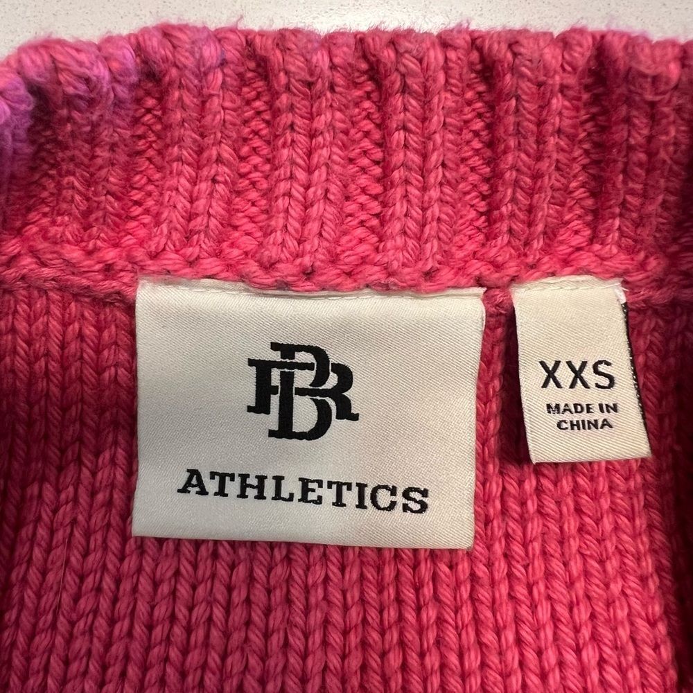 BR ATHLETICS Cricket Sweater Preppy Varsity Chunky Knit Cotton | Retail $158 XXS - Picture 7 of 10